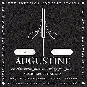 Augustine black medium tension classical strings