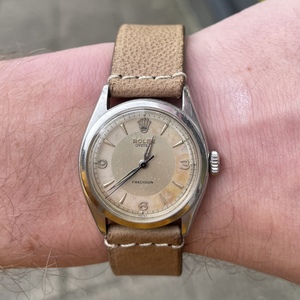 Rolex Oyster Precision Ref 6022 From 1953 - Leather Strap