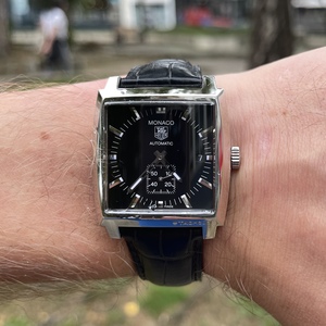 Tag Heuer Monaco On A Leather Strap