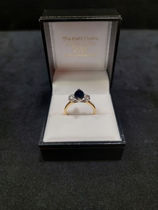 18ct Sapphire and Diamond Ring