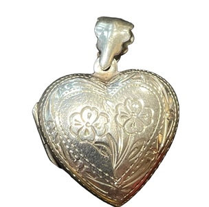 Silver Heart Locket Pendant