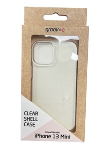 Groove Clear Shell Case for iPhone 13 Mini