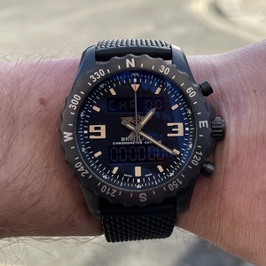 Boxed Breitling Chronospace - Official Rubber Strap, 46mm Case
