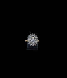 Art Deco 18ct Gold Diamond Ring