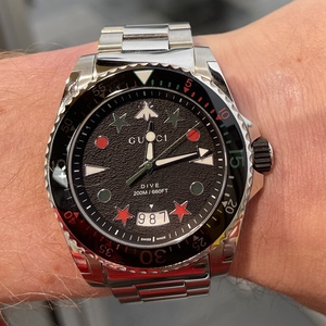 Gucci  Dive Watch 136.2 Patterned