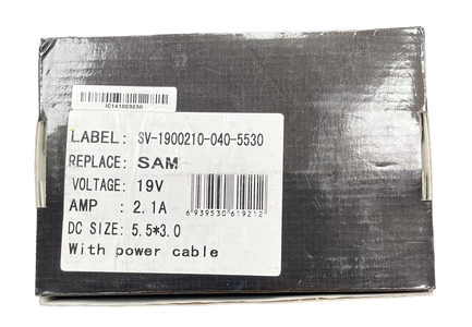 Samsung 19V 2.1 Amp Laptop Power Supply