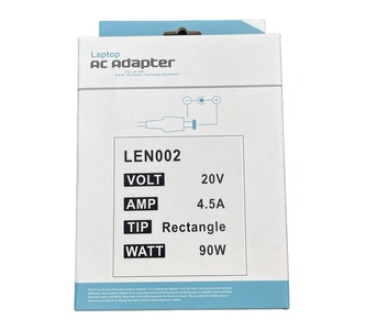 Lenovo 20V 4.5 Amp Rectangle Tip Laptop Power Supply