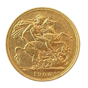 1906 Full Gold Sovereign