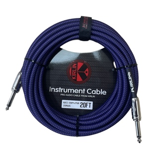 New Kirlin 20ft Braided Instrument cable