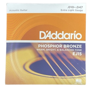 D'Addario 10-47 EJ15 Acoustic Guitar Strings