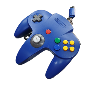 Blue Nintendo 64 Controller