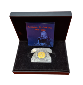 2022 Alexander Graham Bell Barbados $5 coin