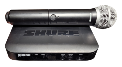 Shure PG58 Wireless Microphone - With BLX4 Receiver