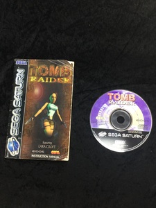 Tomb Raider unboxed with manual Sega Saturn