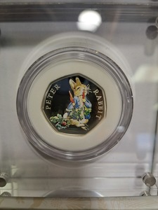 Peter Rabbit 2018 Silver Proof 50p Coin