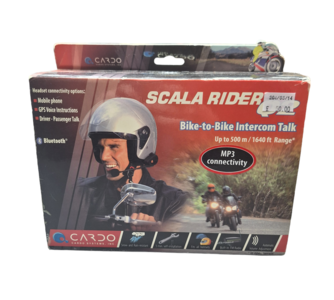 Cardo scala rider bike intercom
