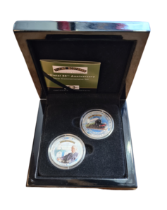 Flying Scotsman 80th anniversary silver coin set