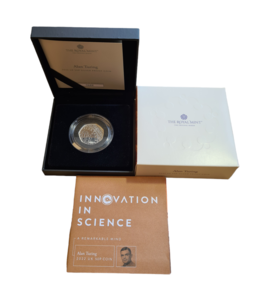 Alan Turing 2022 silver proof 50p